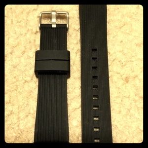 Samsung galaxy watch black silicone band